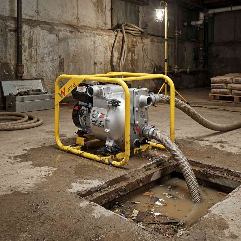 Bomba tragasolidos de 3 pulg Wacker PT2