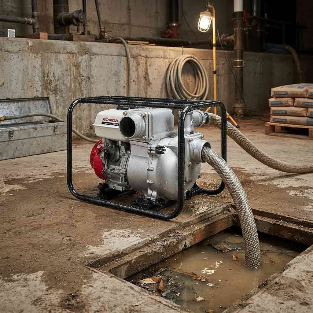 Bomba tragasolidos de 4 pulg Honda WT40X