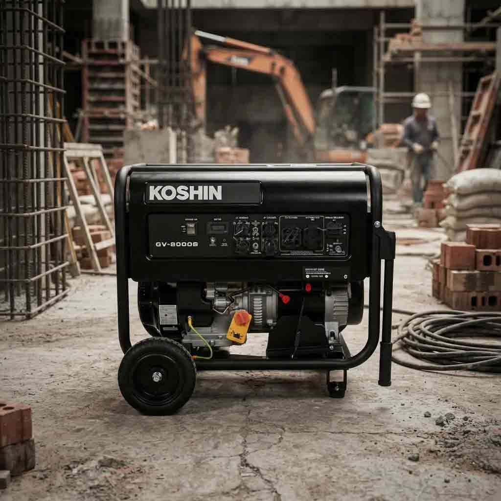 Generador portátil Koshin GV 8000