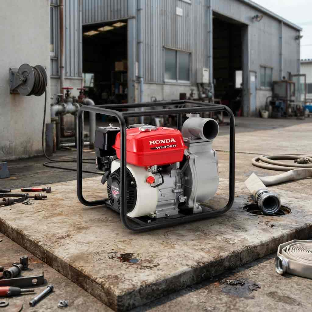 Motobomba de 3 pulg Honda WL30XM con alerta de aceite